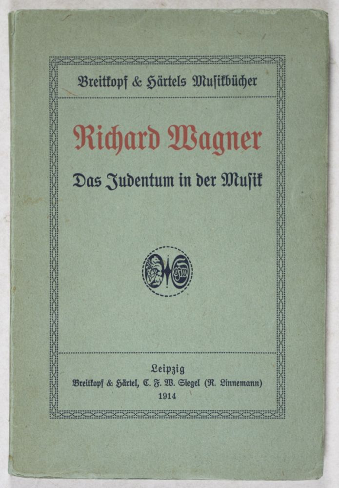 Wagner, Judenthum In Der Musik